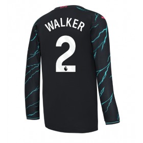 Manchester City Kyle Walker #2 Tredje Kläder 2023-24 Långärmad